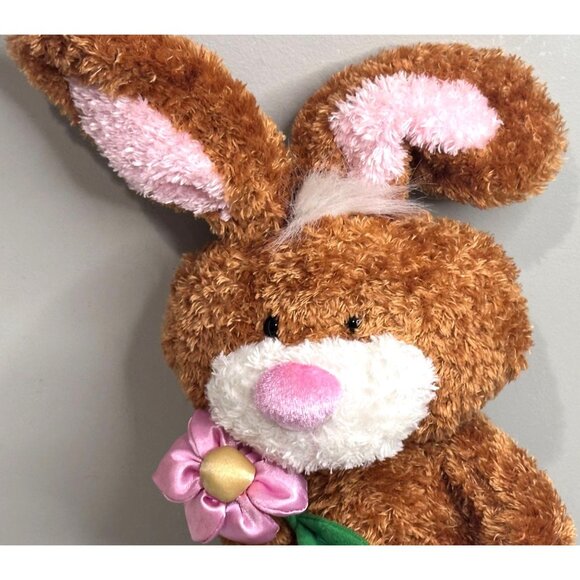 Dan Dee Bunny Rabbit Big Ears Easter Basket Plush Stuffed Animal kids Gift 10" - Picture 2 of 7